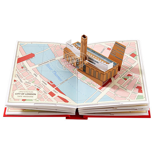 【中商原版】伦敦快闪（立体书） 英文原版 Books on London: Londres pop-up Dominique Erhard 商品图4