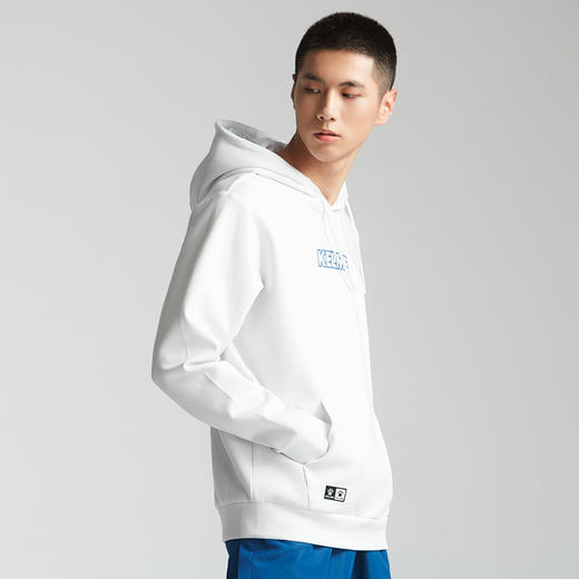 卡尔美运动休闲卫衣秋冬连帽字母上衣男士棉套头衫 商品图1