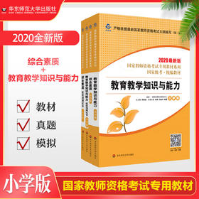 教育教学知识与能力 综合素质 小学版套装4册 2020年新版国家教师资格考试专用教材统考统编小学教师资格证 正版