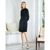 EITIE爱特爱秋季新款通勤时尚宽松显瘦气质百搭收腰连衣裙女6007710 商品缩略图2