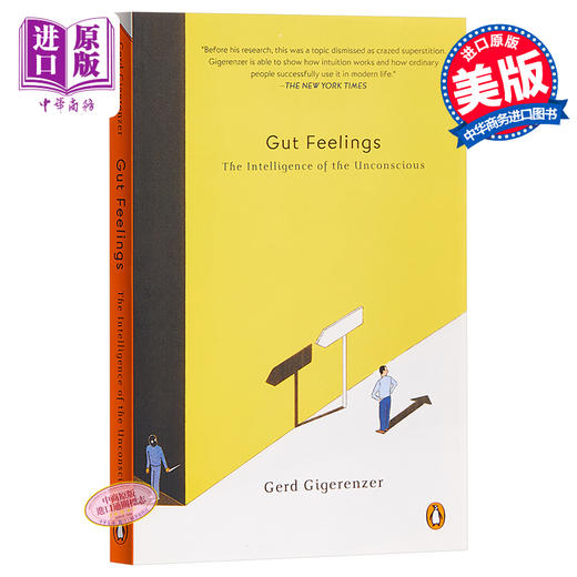 【中商原版】直觉：我们为什么无从推理，却能决策 Gerd Gigerenzer 英文原版 Gut Feelings: The Intelligence of the Unconscious 商品图0