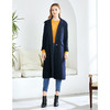 EITIE爱特爱女装秋季新款气质显瘦翻领百搭时尚双面呢大衣女D2014601 商品缩略图1