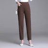 MQ-4060-217春秋薄款大码高腰显瘦休闲九分裤YY 商品缩略图3
