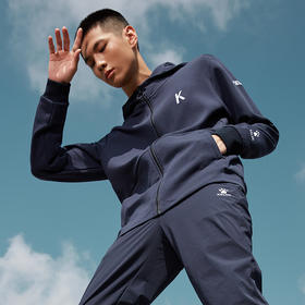 卡尔美运动休闲男士开衫外套新款秋冬拉链简约商务上衣