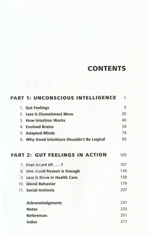 【中商原版】直觉：我们为什么无从推理，却能决策 Gerd Gigerenzer 英文原版 Gut Feelings: The Intelligence of the Unconscious 商品图4
