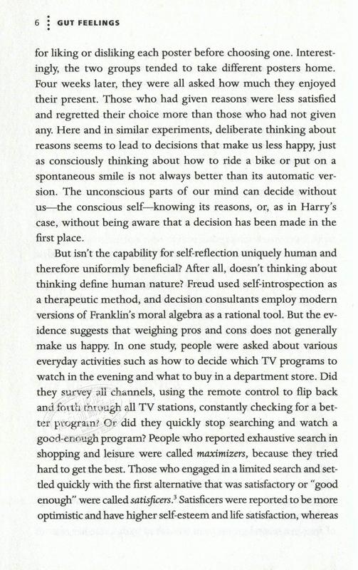 【中商原版】直觉：我们为什么无从推理，却能决策 Gerd Gigerenzer 英文原版 Gut Feelings: The Intelligence of the Unconscious 商品图5