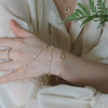 维米尔光影系列 旋转珍珠手链 925银镀18k金 商品缩略图3