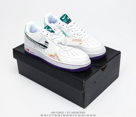 耐克Nike Air Force 1 Low鸳鸯炫彩线勾空军一号低帮百搭休闲运动板鞋 商品图8