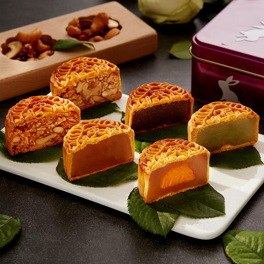 澳门英记六臻月月饼 420g