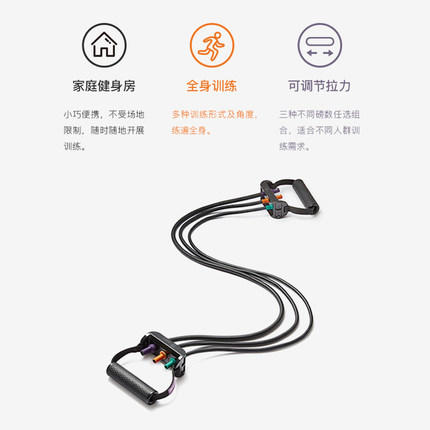 Keep弹力绳套组拉力器 商品图0