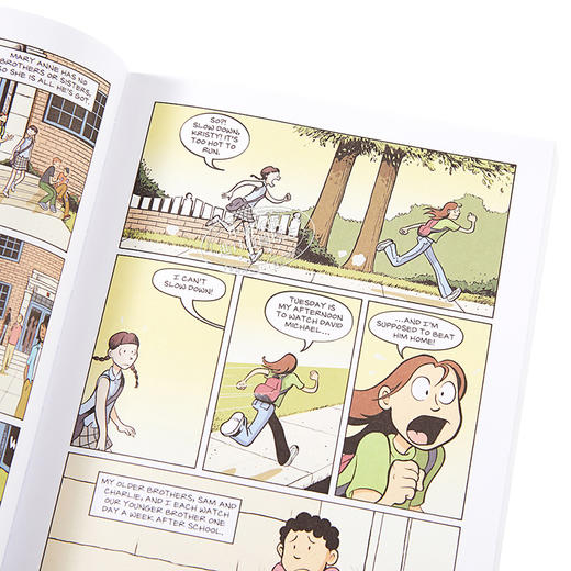 预售 【中商原版】保姆俱乐部1（全彩版）英文原版 The baby-sitters club 卡通漫画 Ann M. Martin 商品图3