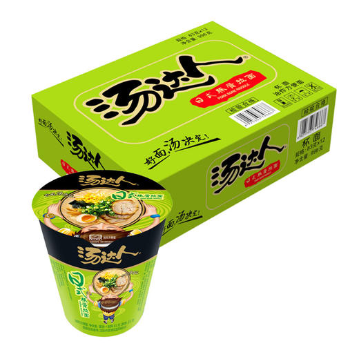 统一汤达人杯面日式豚骨拉面83g*12杯 商品图0