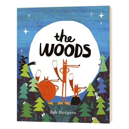 丛林里的小不点 英文原版 The Woods 兔子狐狸 亲子绘本 英文版儿童英语图画故事书 进口原版书籍 商品图0