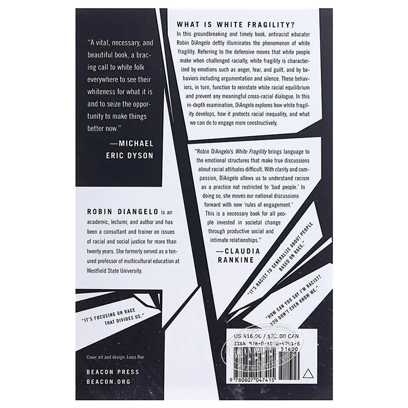 中商原版 白人的脆弱性英文原版white Fragility Why It S So Hard For White People To Talk About Racism Robin D