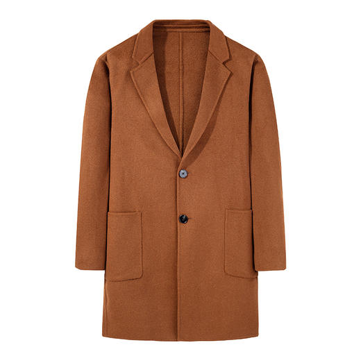 斯得雅2020冬季新款韩版潮流休闲羊毛呢绒外套中长款毛呢大衣男283c