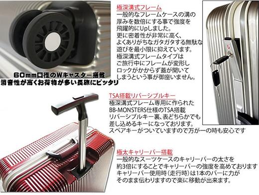 带有TSA Lock深槽框架Crom Cruach的BB Monsters手提箱 商品图2