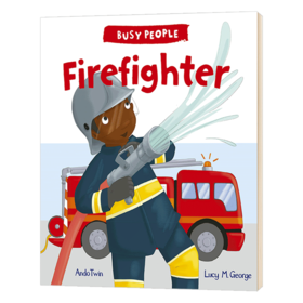忙碌的人系列 消防员 英文原版绘本 Busy People Firefighter 英文版 儿童英语读物 进口原版书籍