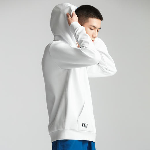卡尔美运动休闲卫衣秋冬连帽字母上衣男士棉套头衫 商品图3