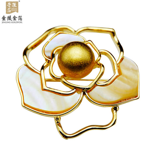 金陵金箔胸针挂坠两用 商品图1