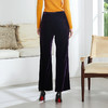 EITIE爱特爱秋款时尚气质通勤洋气复古高腰显瘦灯芯绒微喇长裤女6005715 商品缩略图10