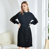 EITIE爱特爱秋季新款通勤时尚宽松显瘦气质百搭收腰连衣裙女6007710 商品缩略图1