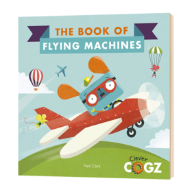 飞行机器 STEM主题绘本 英文原版 The Book of Flying Machines 英文版少儿科普 宇宙百科 进口原版英语书籍