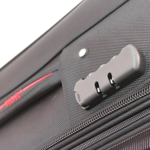 【东方航空专供】旅行箱黑色登机箱20寸28寸软箱8轮万向轮3005 商品图3