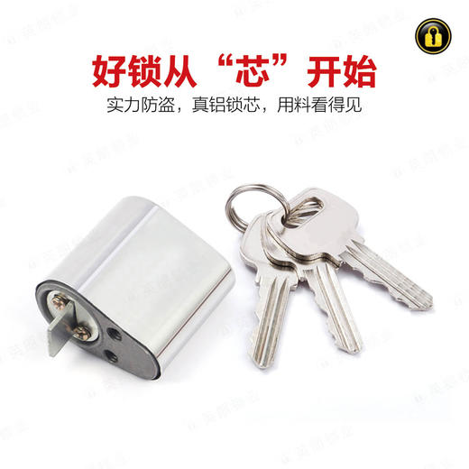 〖B117〗短防火门铝芯(3匙) 商品图2