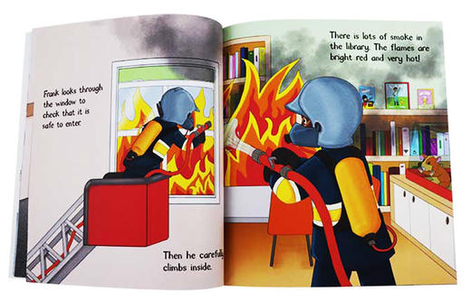 忙碌的人系列 消防员 英文原版绘本 Busy People Firefighter 英文版 儿童英语读物 进口原版书籍 商品图2