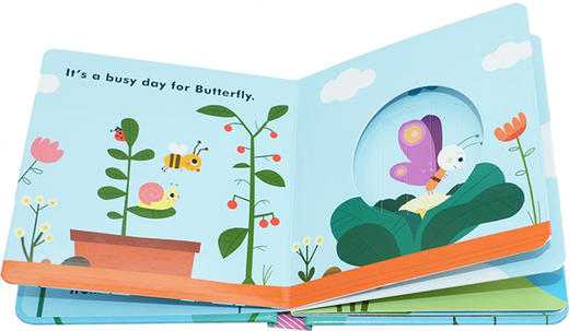 蜜蜂忙碌的一Q天 英文原版 Little Faces A Busy Day for Bee 百变脸谱系列 精装立体变景书 进口幼儿情绪绘本 亲子互动游戏书 商品图2