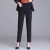 MQ-4060-217春秋薄款大码高腰显瘦休闲九分裤YY 商品缩略图1
