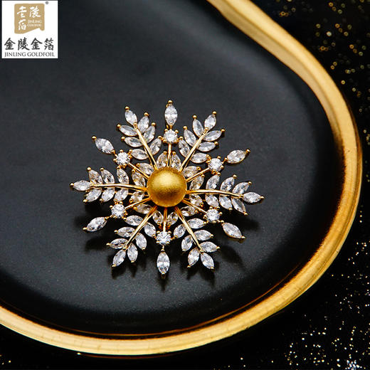 金陵金箔胸针挂坠两用 商品图2