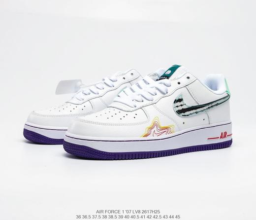 耐克Nike Air Force 1 Low鸳鸯炫彩线勾空军一号低帮百搭休闲运动板鞋 商品图1