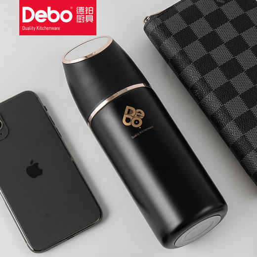 Debo德铂 绣丽316不锈钢真空保温杯情侣杯口红杯 商品图2