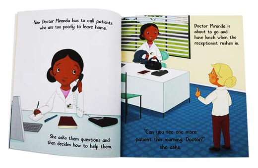 忙碌的人系列 医生 英文原版绘本 Busy People Doctor 英文版 儿童英语读物 进口原版书籍 商品图1