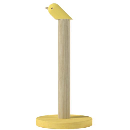 小鸟纸巾架：北欧简约实木厨房用纸架纸巾座立式卷纸收纳架 商品图4