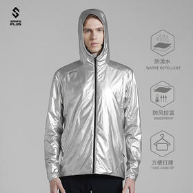 Sanfo Plus 限量版风衣防风防泼水夹克银色定制 19053-1
