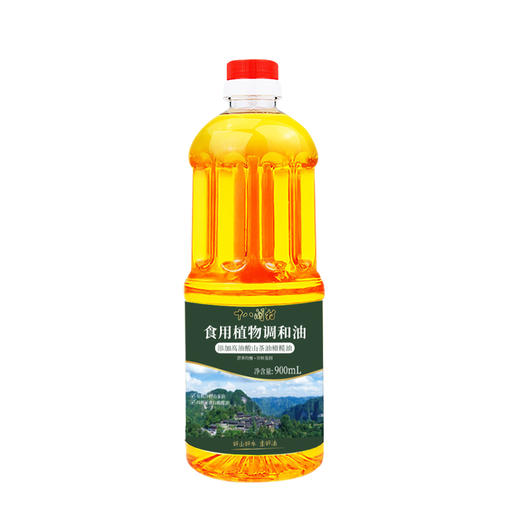 十八洞村食用植物调和油（高油酸茶籽橄榄油）900ml 商品图0