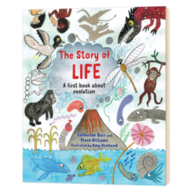 生命小历史 地球上生命的发展 英文原版 The Story of Life A First Book about Evolution 英文版 儿童自然百科英语启蒙读物