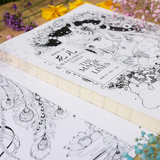 花见 唯美黑白线稿手绘专业技法 商品图7