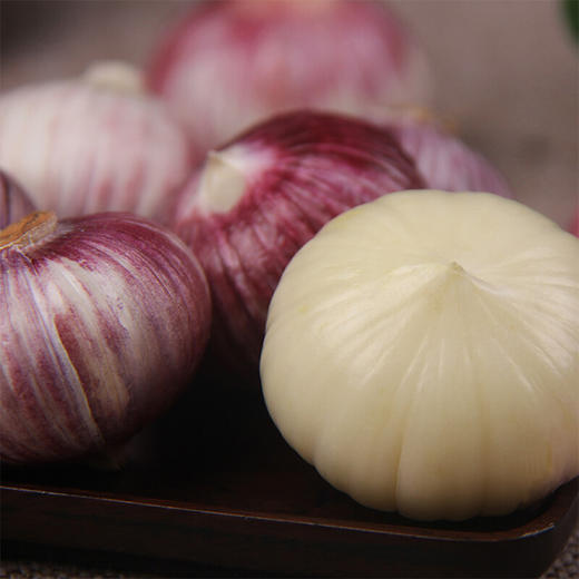 【助农】生态农场东北紫皮独头蒜 新鲜 皮薄 香味