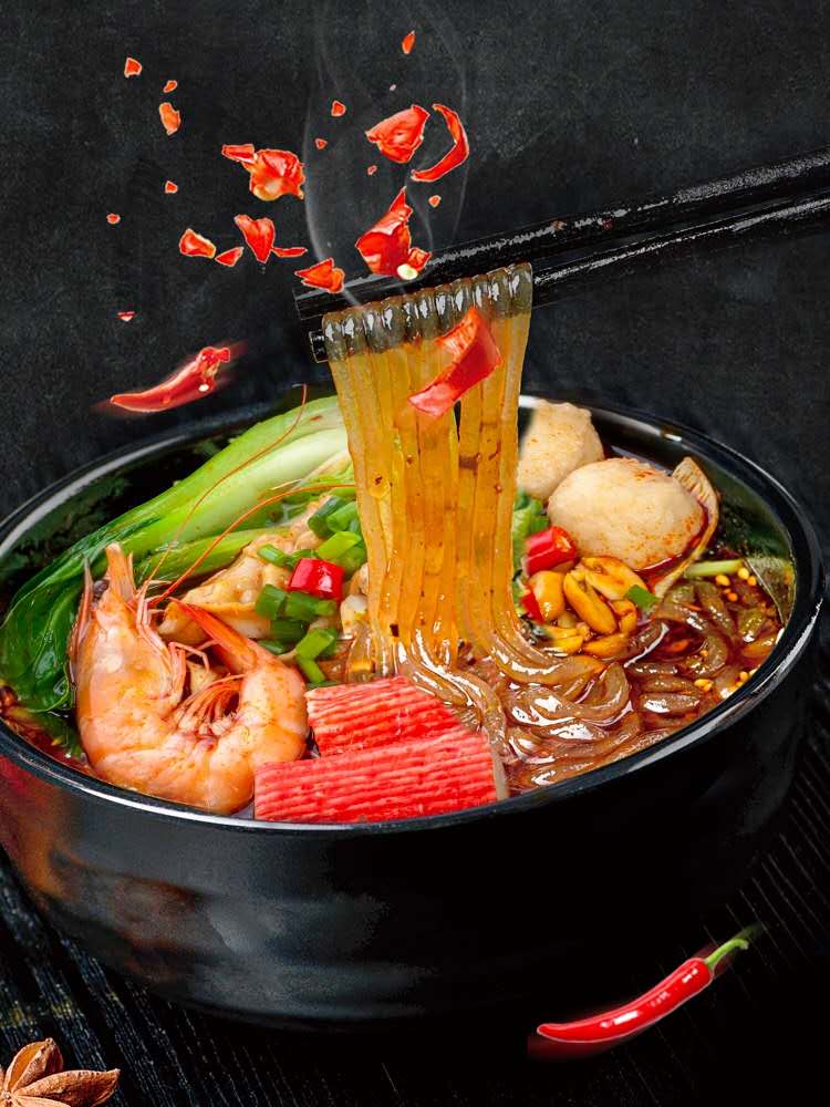 爱粉食酸辣粉正宗旗舰店6桶装方便面速食螺蛳粉粉丝米线懒人食品