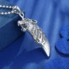 子佩集纯银狼牙吊坠【YFDZ012】（不含链）仿古208