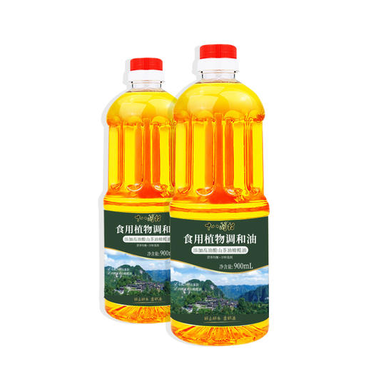 十八洞村食用植物调和油（高油酸茶籽橄榄油）900ml 商品图1