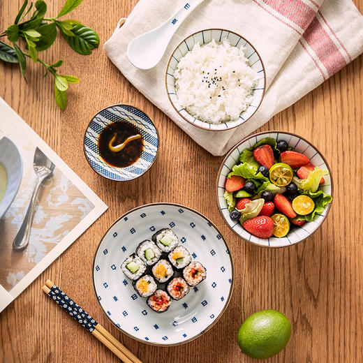 日式沧海餐具丨每一顿饭都是一次艺术创作，一套6件 商品图1