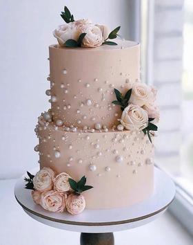 狮子家-网红双层ins风生日蛋糕 求婚 情人节 纪念日 生日蛋糕 聚会 仪式感必备