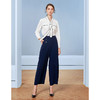 EITIE爱特爱秋季新款时尚职业通勤百搭显瘦直筒阔腿长裤女裤C2005522 商品缩略图1