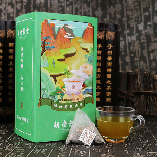 【买2送1】胡庆余堂 蒲公英薄荷茶 120克（10克x12袋）袋泡茶 商品图2