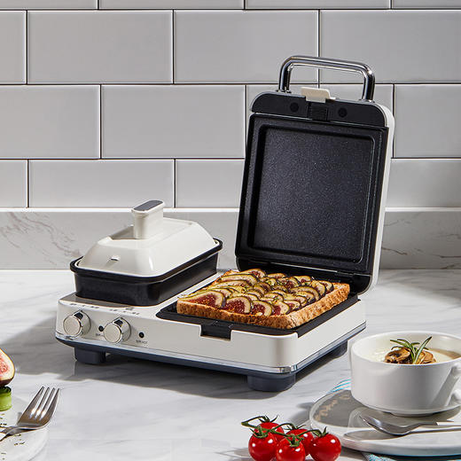 英国摩飞|舒淇同款 明星代言 摩飞多功能早餐机神器三明治轻食机小型家用华夫饼机烤吐司面包机 型号：MR9086 （付款后三天内发货） 商品图8