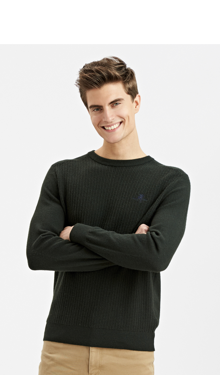 限时折扣『哈特马克斯』秋羊毛衫hymh66169rya